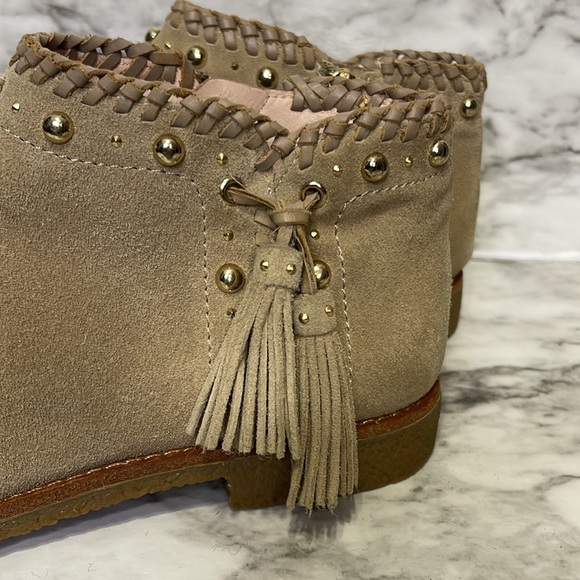 KATE SPADE Beige Suede Ankle Boots size 9.5 M - Picture 6 of 14